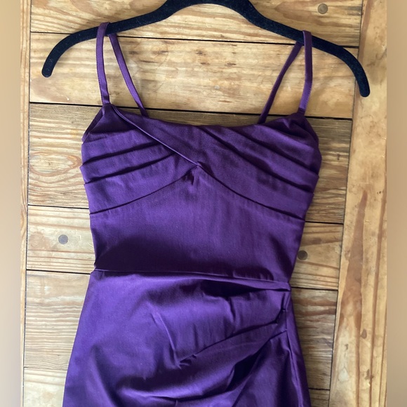 Stop Staring! Plum Purple Midi Dress Size S - Picture 2 of 6